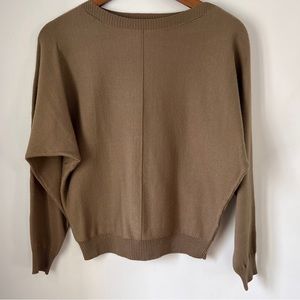 Magaschoni Pullover Knit Dolman Longsleeve Womens XS